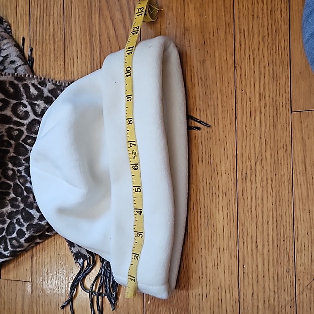 1/2 Price🔻Merona Cheetah Leopard Scarf Unbranded Polar Fleece Cap - Picture 11 of 12
